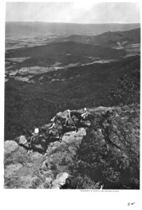 Riding party at Skyland (Historic photo)