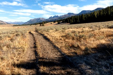 Fall views of the Slough Creek Trail photo