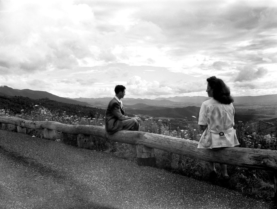 Skyline Drive Overlook (Historic photo)