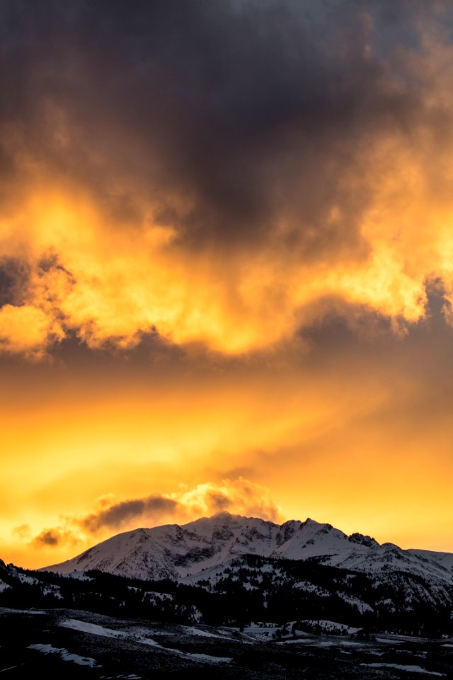 Sunset over Electric Peak (2) 2.27.17