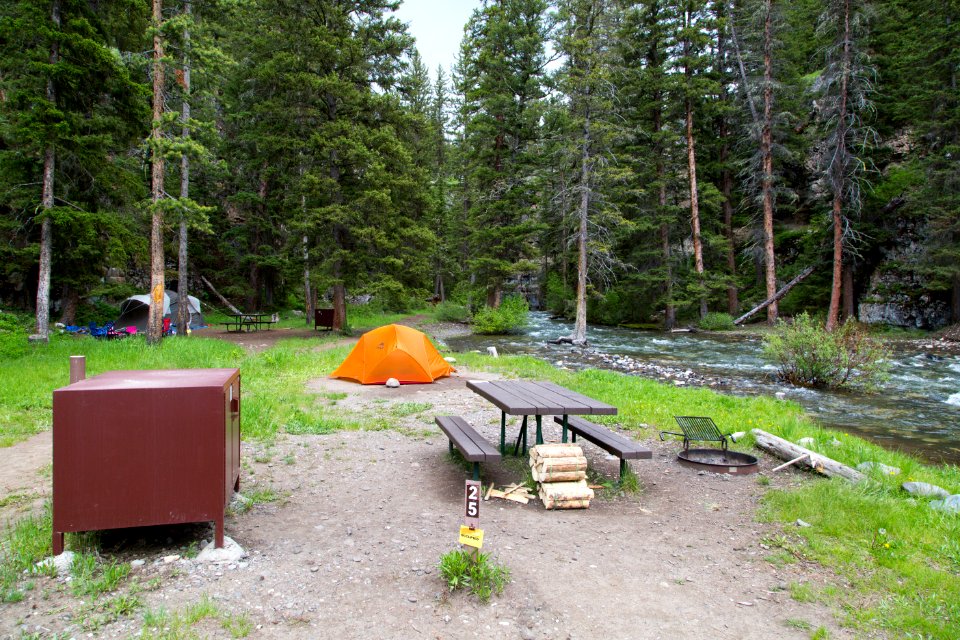 Pebble Creek Campground site