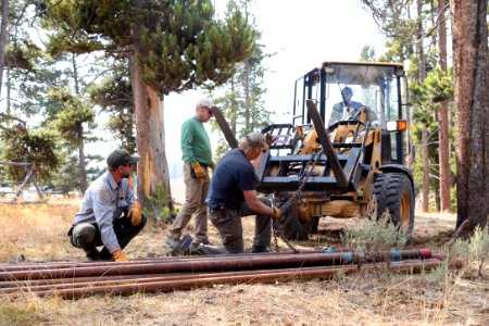 Canyon Corral volunteer project: staging posts