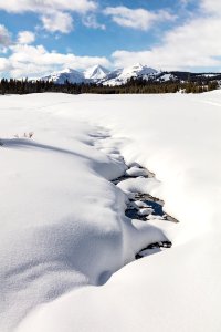 A snowy spring in Gardners Hole photo