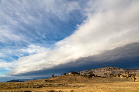 Storm Front rolling into Lamar Valley