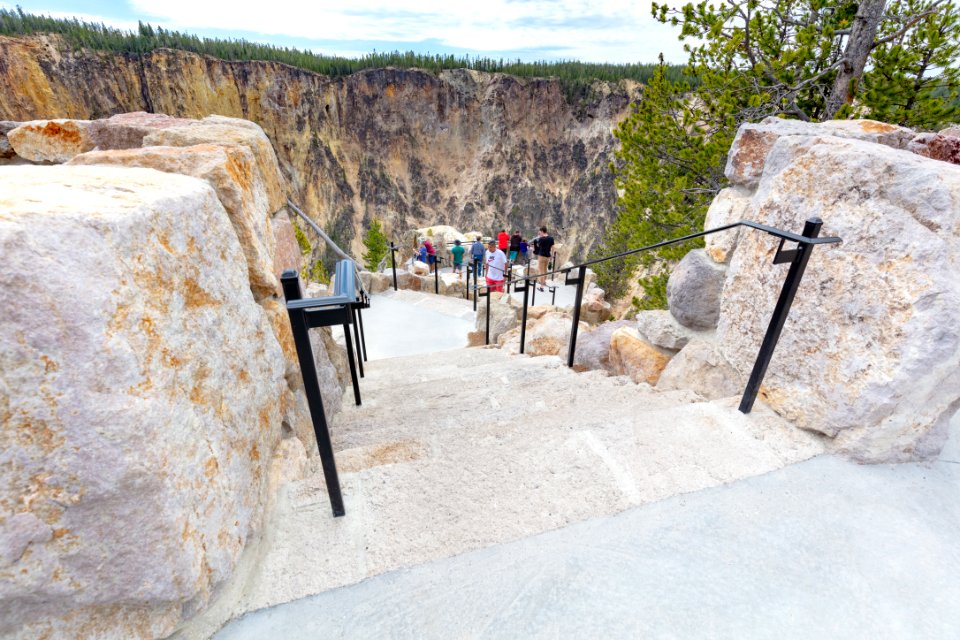 New overlooks at Inspiration Point