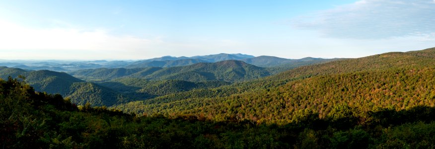 Panoramic Early Fall View photo