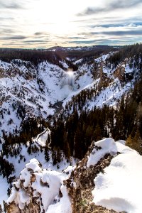 Grand Canyon of the Yellowstone from Lookout Point 2.15.17 photo