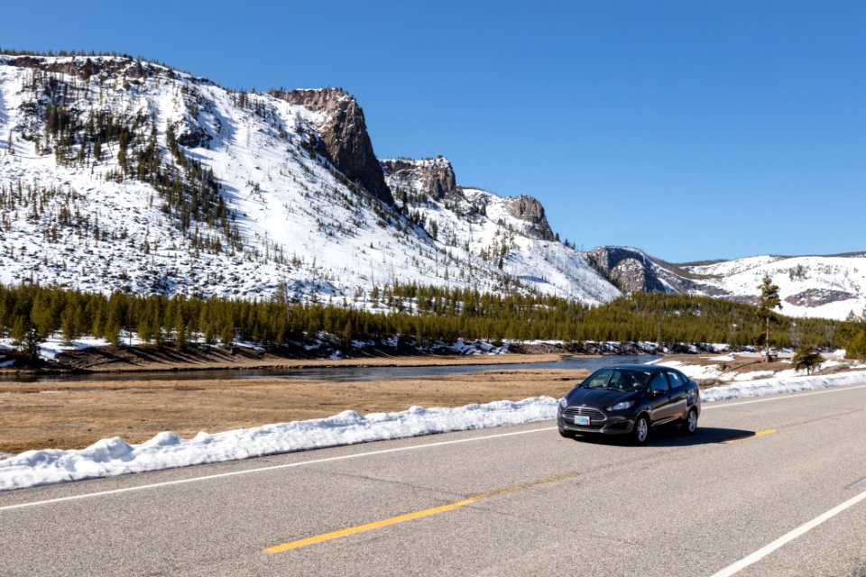 Driving along the Madison River opening day 2018