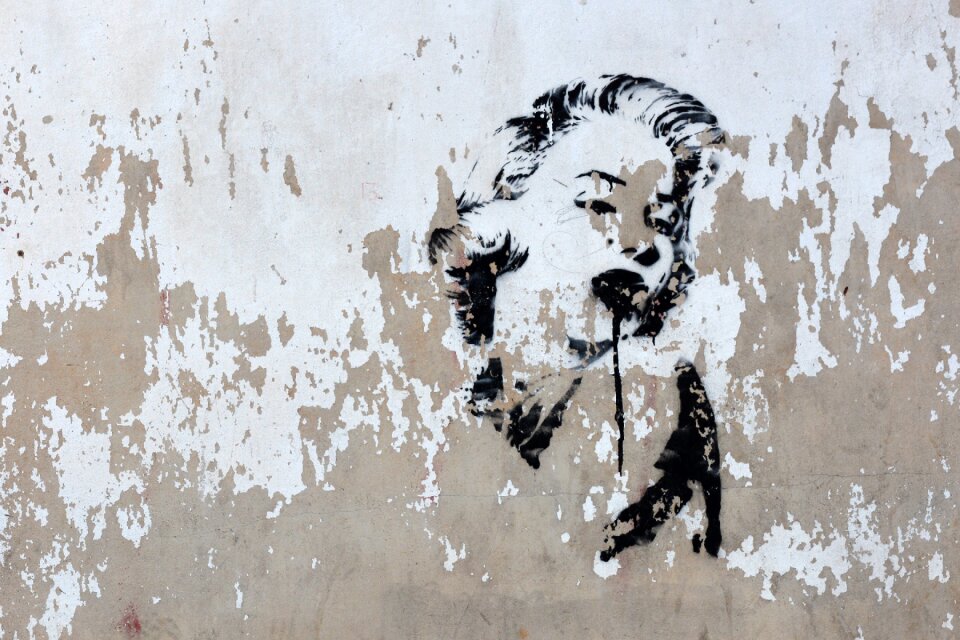 Mural grafitti spray
