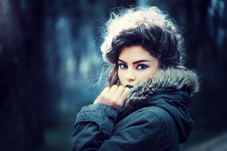 Beauty model portrait
