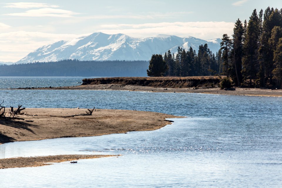 Mount Sheridan From Fishing Bridge