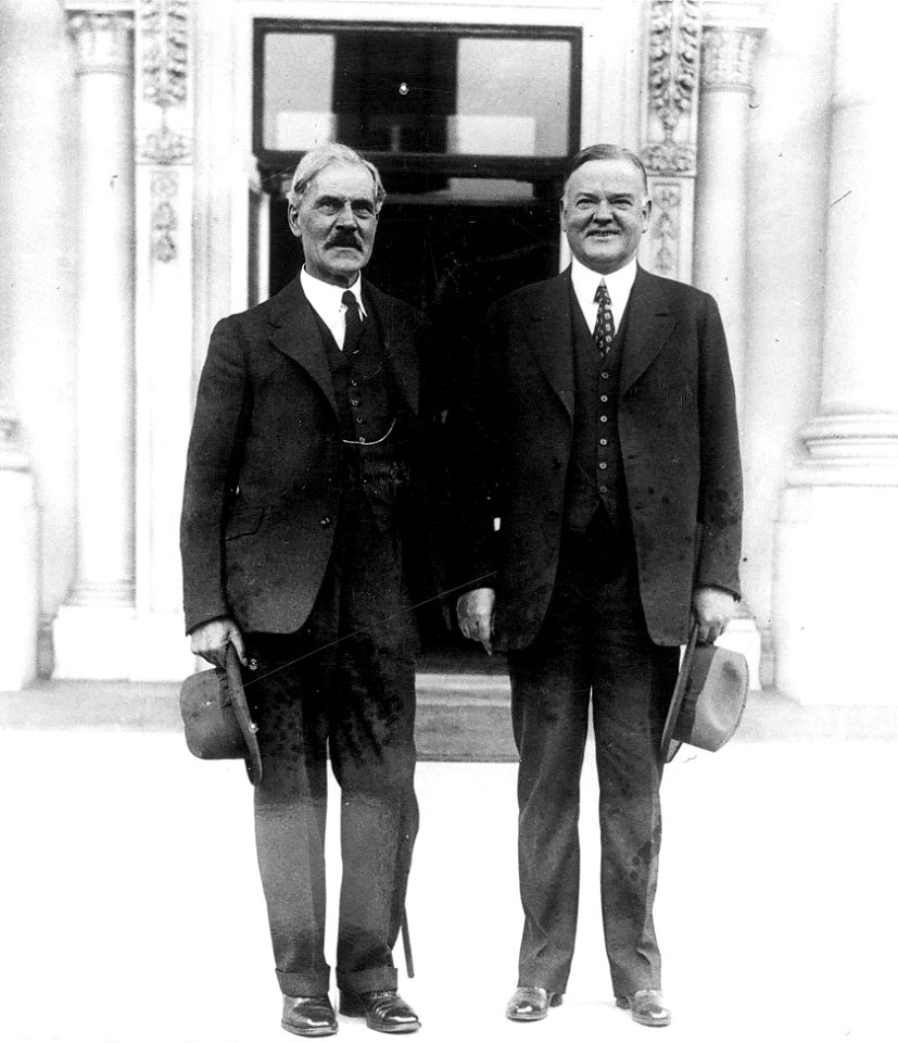 President Hoover and Prime Minister MacDonald