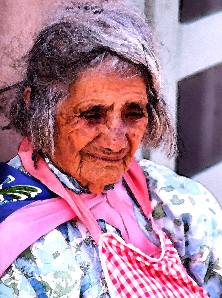 WATERCOLOR - NEW MEXICO - Acoma (2)