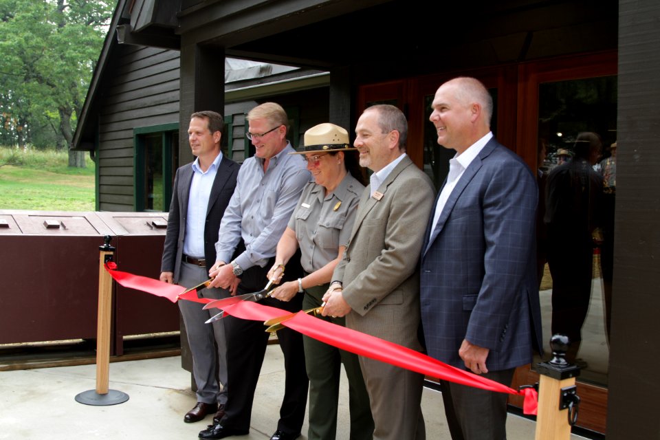 Big Meadows Wayside Ribbon Cutting