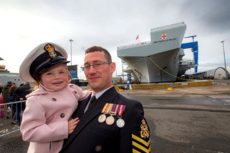 HMS PRINCE OF WALES Naming Ceremony