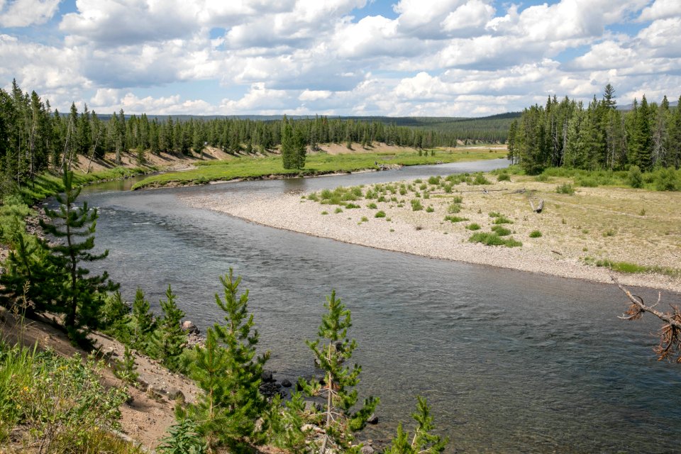 Snake River at the south boundary