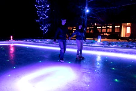 Ice skating at Snow Lodge photo
