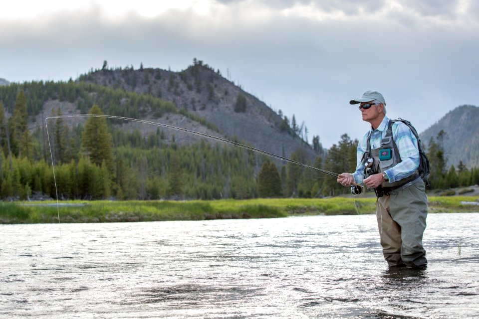 Fly fishing on the Madison River