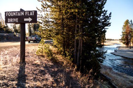 Fountain Flat Drive sign