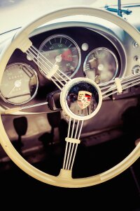 Classic car maranello driving