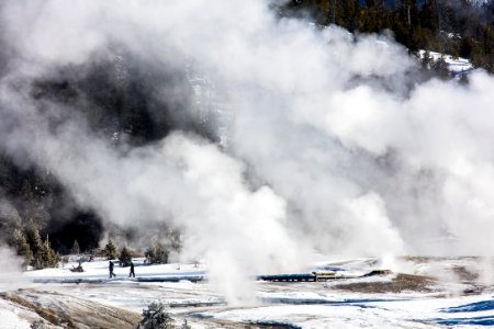 Exploring Upper Geyser Basin (2)