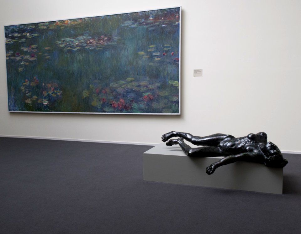 Auguste Rodin and Claude Monet