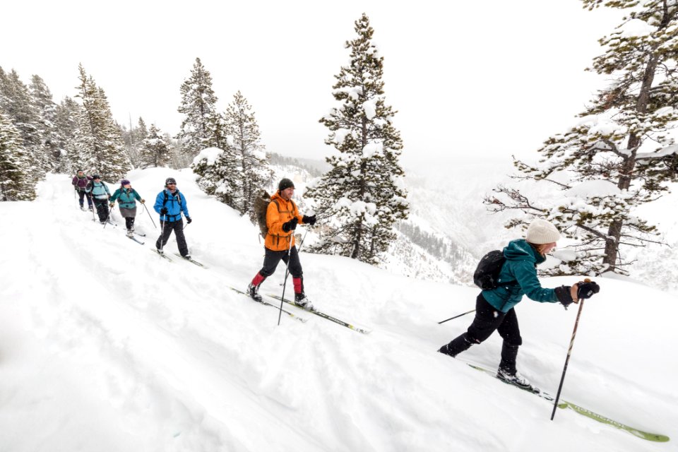 Cross-country skiing Canyon Rim Trail (2)