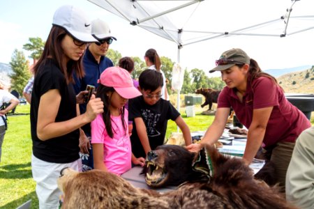 US Forest Service visit Yellowstone - Bear safety demonstrations (7)