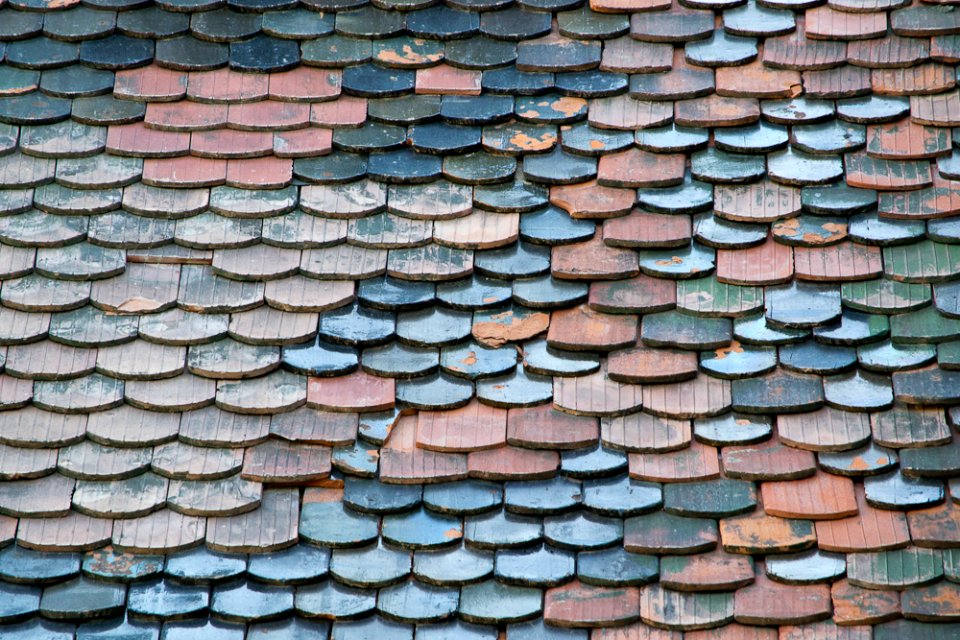Roof slate shingles