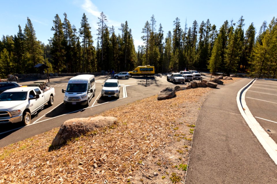 Brink of the Upper Falls project: parking lot