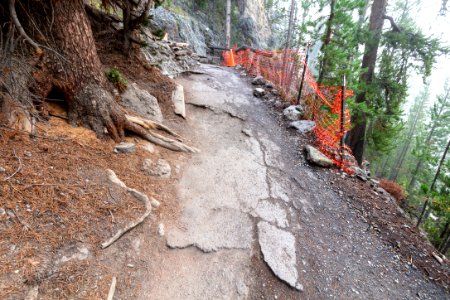 Brink of the Lower Falls Trail (3) photo