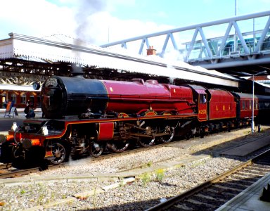 Lms, no 6201, 'Princess Elizabeth' at Nottingham Midland, 28 Aug 2016