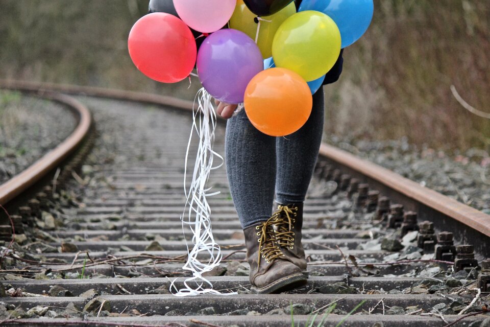 Nature color balloons