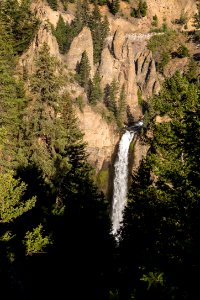 Morning light on Tower Fall photo