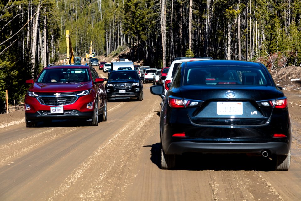 Traffic in Norris-to-Mammoth construction zone