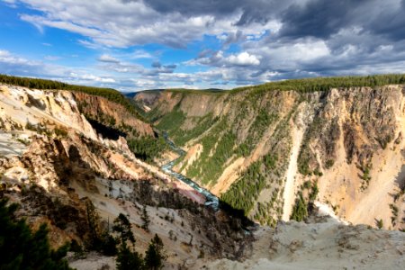 Grand Canyon of the Yellowstone from Inspiration Point photo
