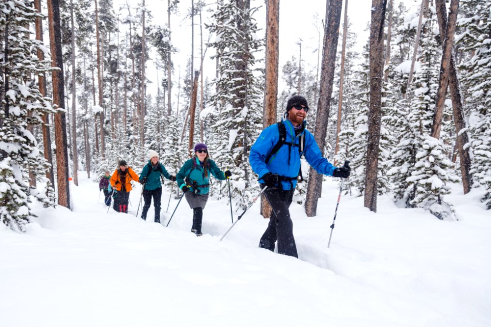 Cross-country skiing the Roller Coaster Trail (4)