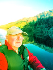 Out on Woolen Eyes on Loch Eck....