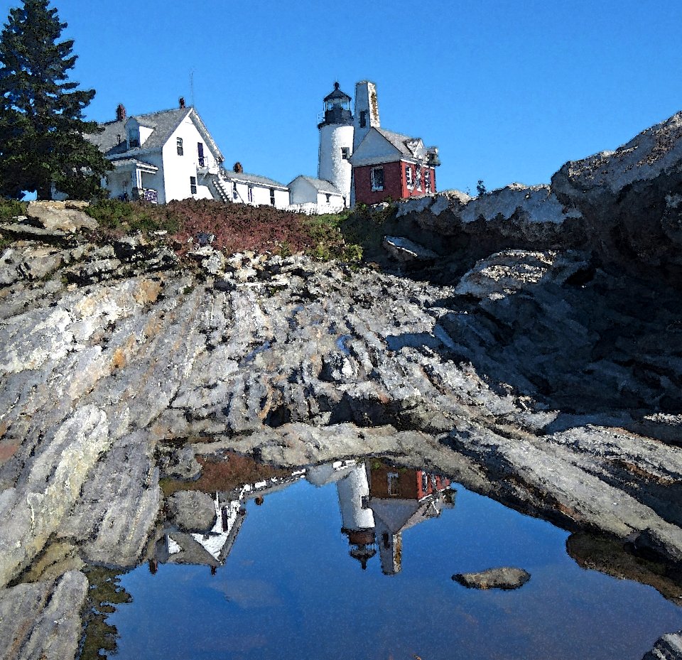 MAINE - PEMAQUID POINT, WALDO CO (9-23-2018) - PHOTOSHOP WATERCOLOR FILTER (4)