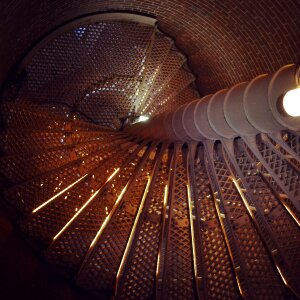Interior staircase architecture photo