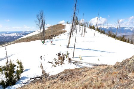 Spring conditions on Bald Mountain photo