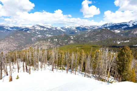 Spring views from Bald Mountain looking north