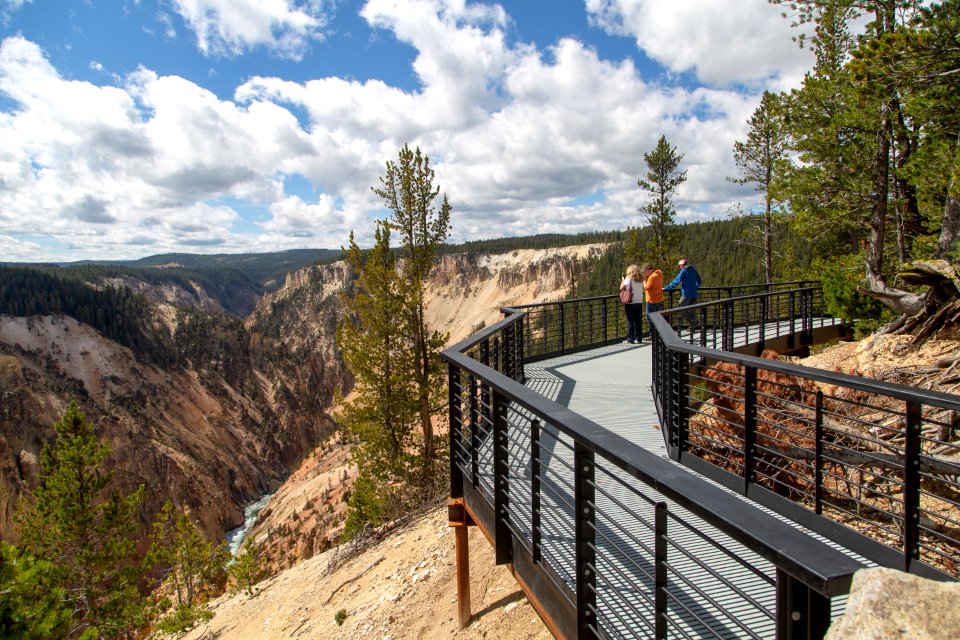 Accessible viewing platform at Inspiration Point