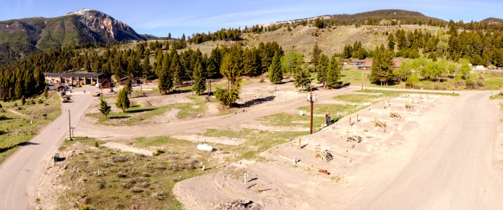 YACC Camp layout after demolition (panorama)