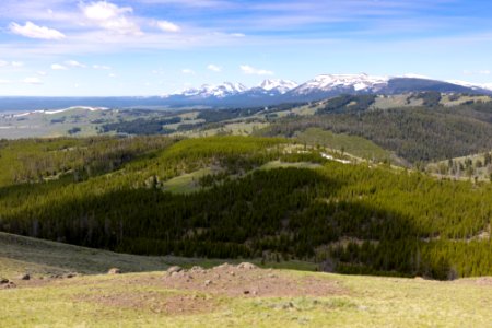 Views of the Gallatin Range from the Sepulcher Mountain Trail photo