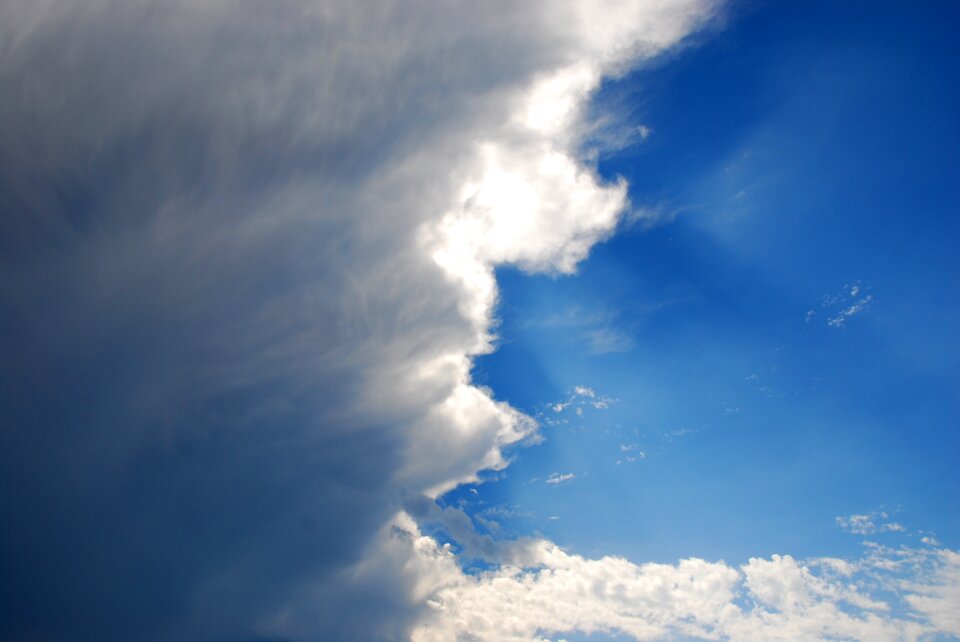 White gray rays of sunshine