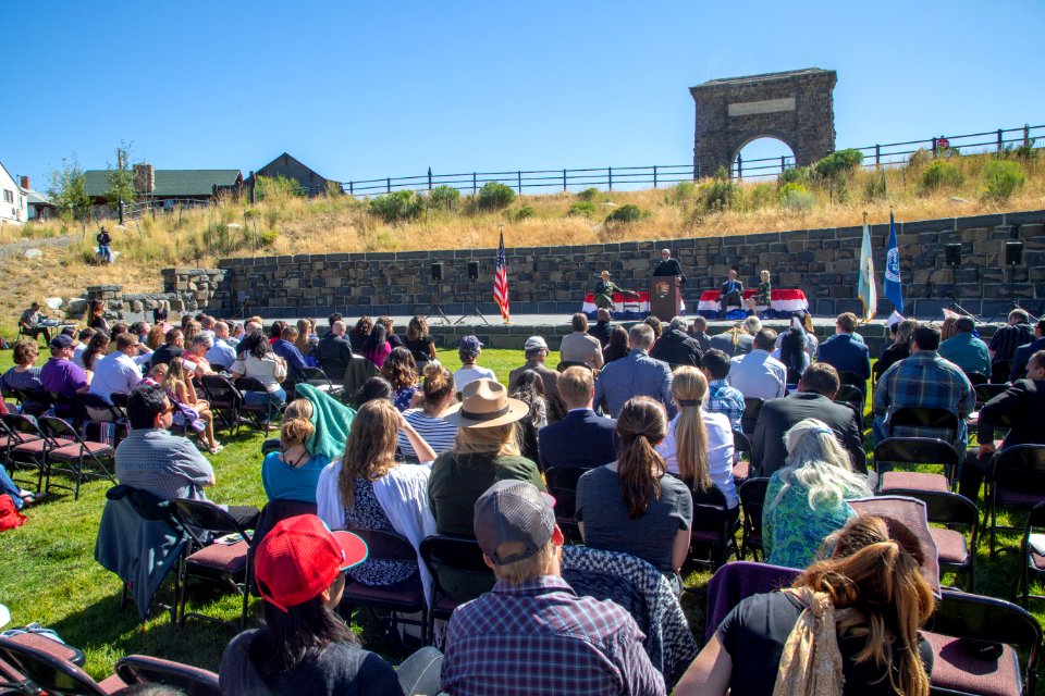 Scenes from the 2018 Naturalization Ceremony in Mammoth Hot Springs