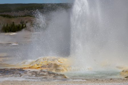 Clepsydra Geyser, Lower Geyser Basin photo