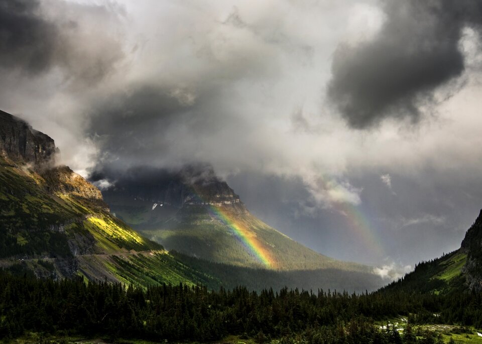 Clouds scenic landscape