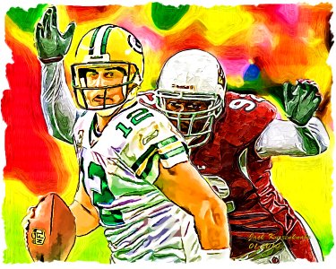 0 Green Bay Packers Aaron Rodgers &  Arizona Cardinals Bertrand Berry